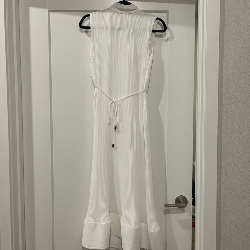 Milly Melina solid pleat dress